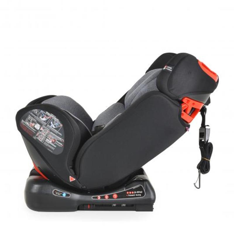 moni Dragon isofix autós gyerekülés 0-36 kg fekete