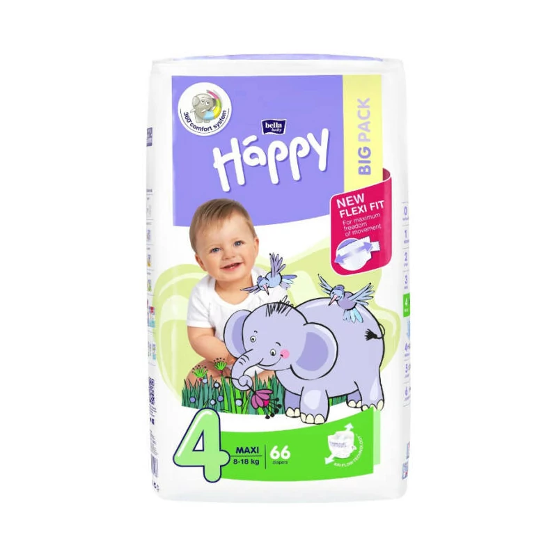 Bella Happy Baby maxi (4-es) pelenka Big Pack